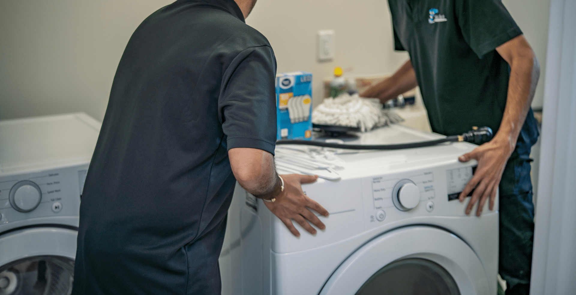 dryer vent cleaning - work